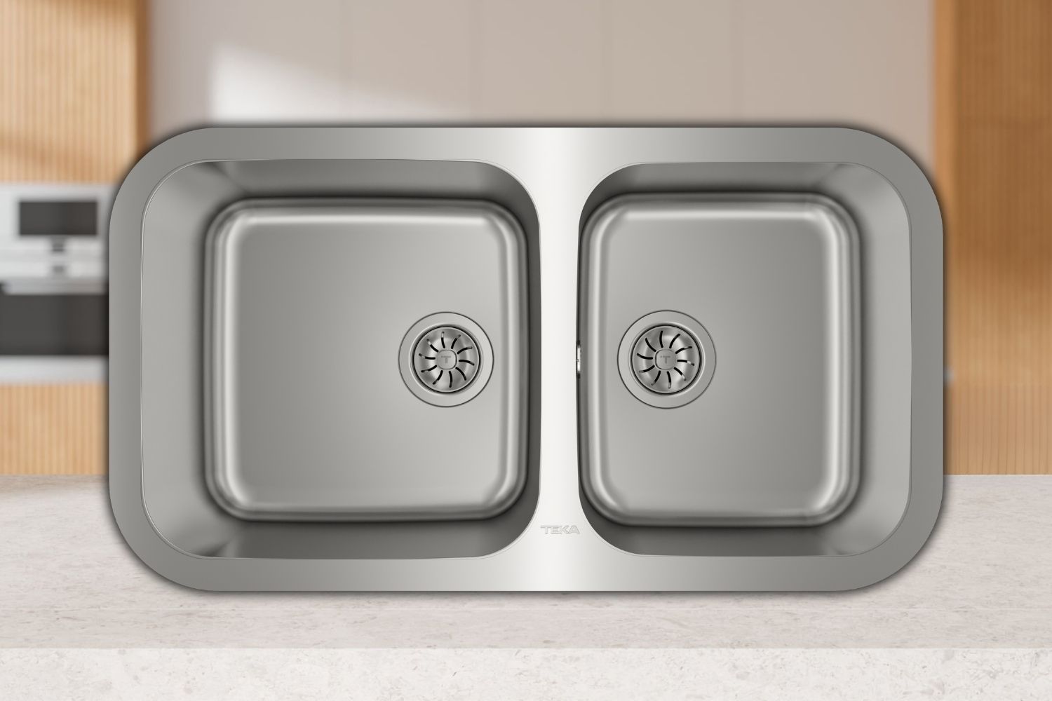 Chậu Rửa Bát 2 Hố Inox 304 Teka BЕ 2B 845 R