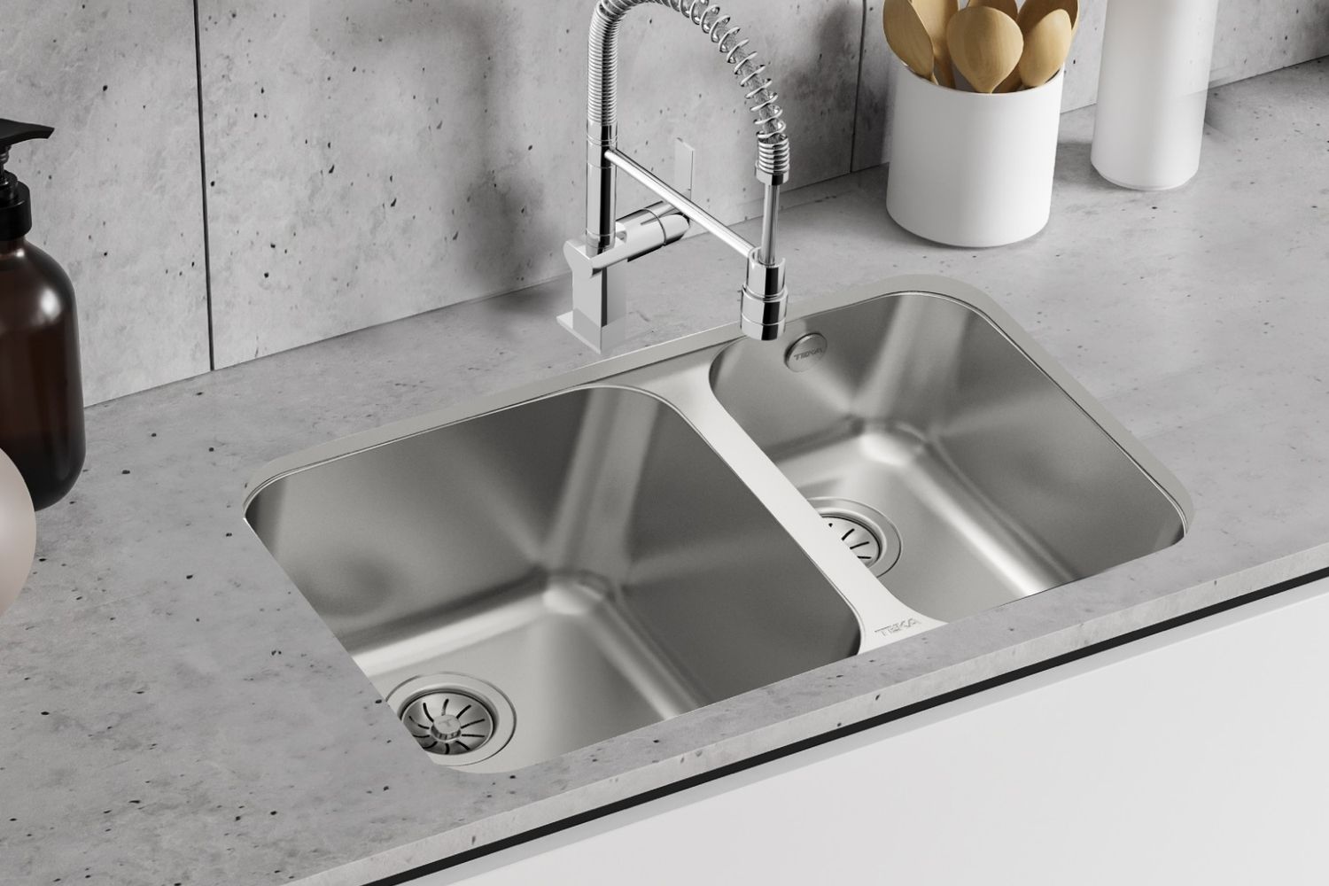 Chậu Rửa Bát 2 Hố Inox 304 Teka BE 2B 785