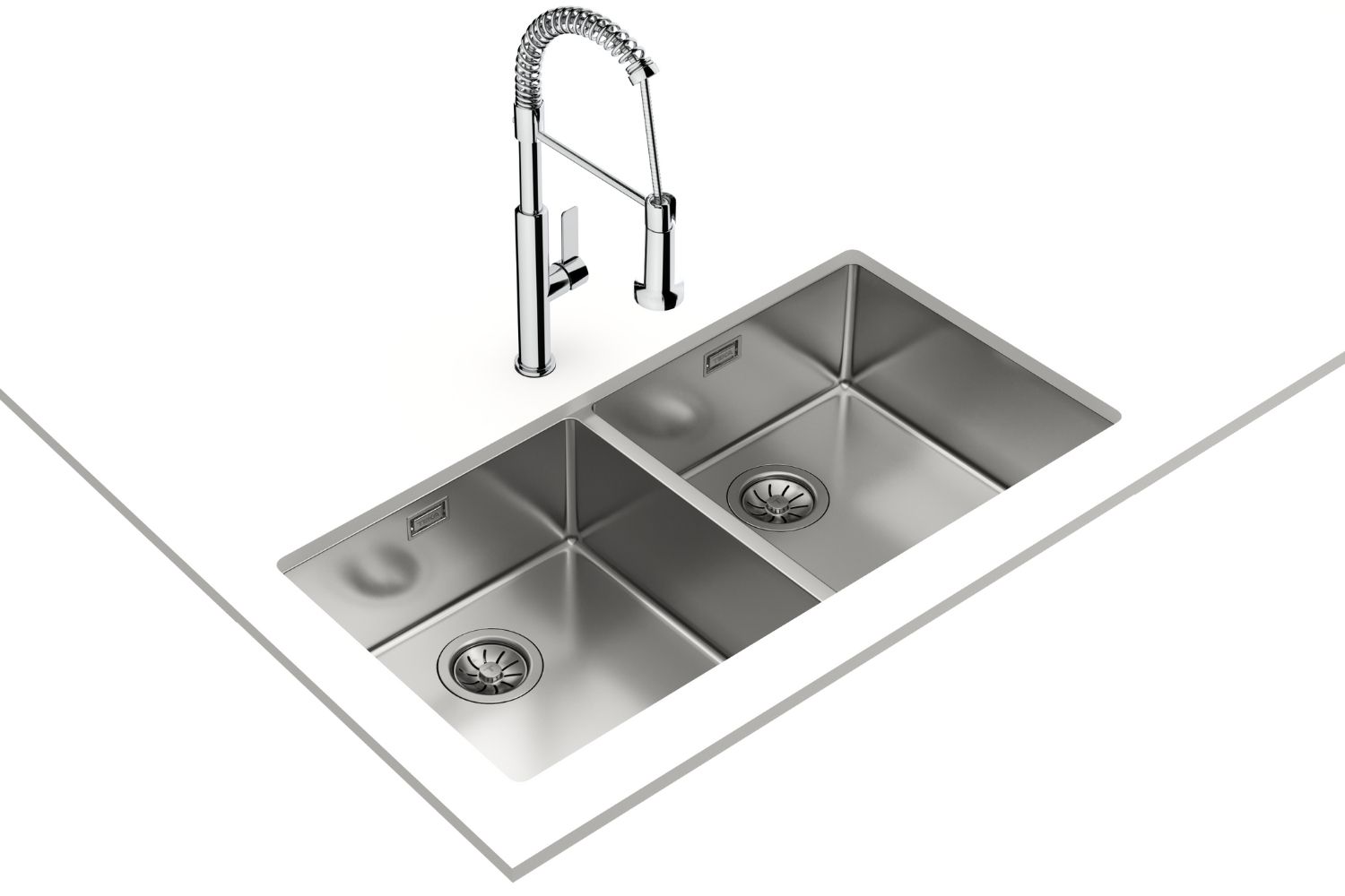 Chậu Rửa Bát 2 Hố Inox 304 Teka BE LINEA RS15 2B 860