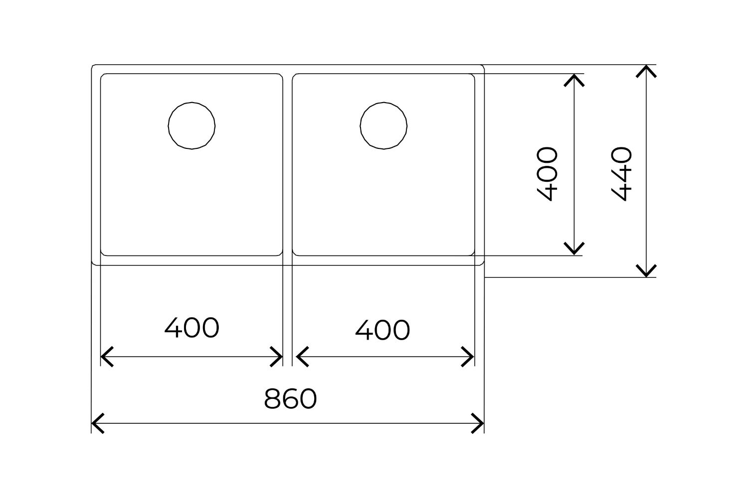 Chậu Rửa Bát 2 Hố Inox 304 Teka BE LINEA RS15 2B 860