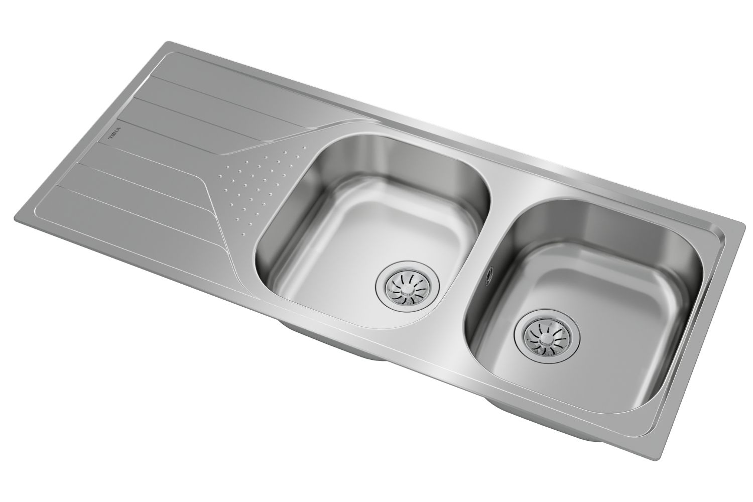 Chậu Rửa Bát 2 Hố Inox 304 Teka UNIVERSE 80 Т-ХP 2B 1D 115170001