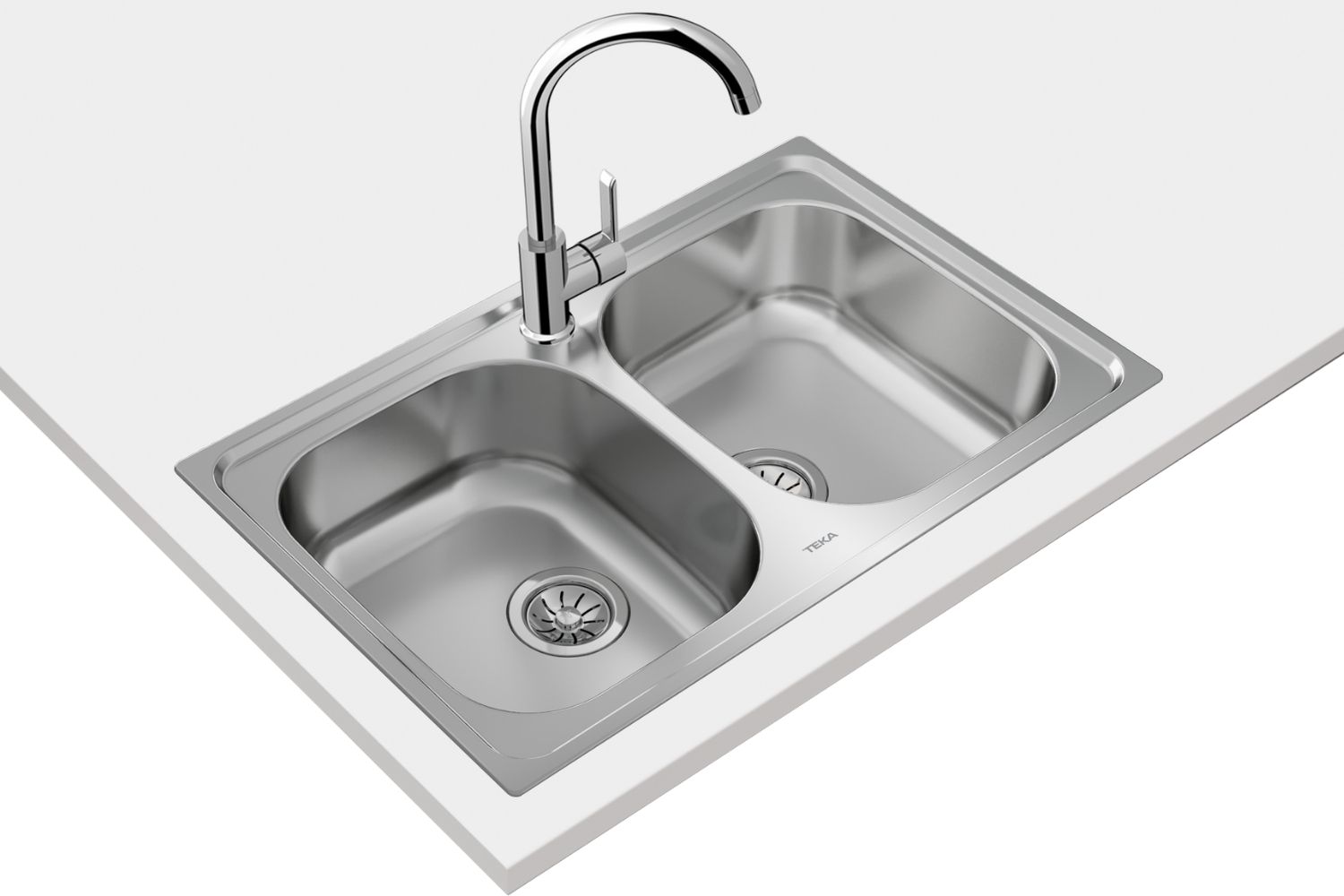 Chậu Rửa Bát 2 Hố Inox 304 Teka UNIVERSE 80 T-XP 2B