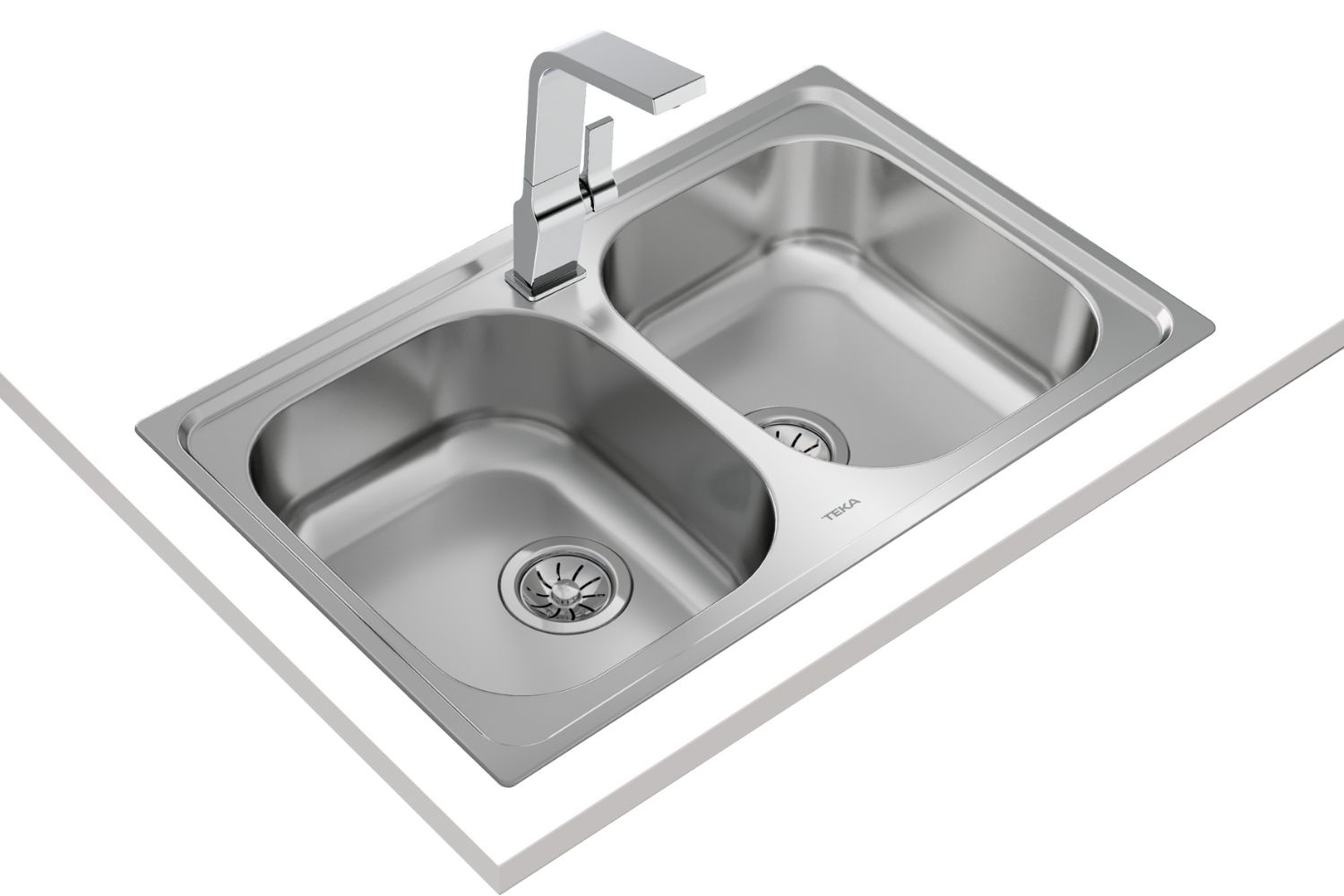 Chậu Rửa Bát 2 Hố Inox 304 Teka UNIVERSE 80 T-XP 2B