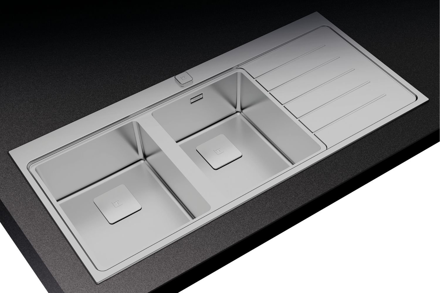 Chậu Rửa Bát 2 Hố Inox 304 Teka ZENIT RS15 2B 1D