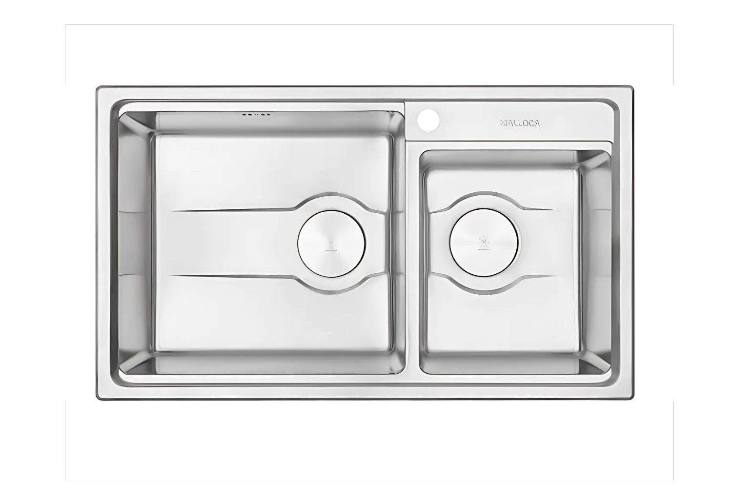 Chậu Rửa Bát 2 Hố Inox 304 Malloca MS 5082W