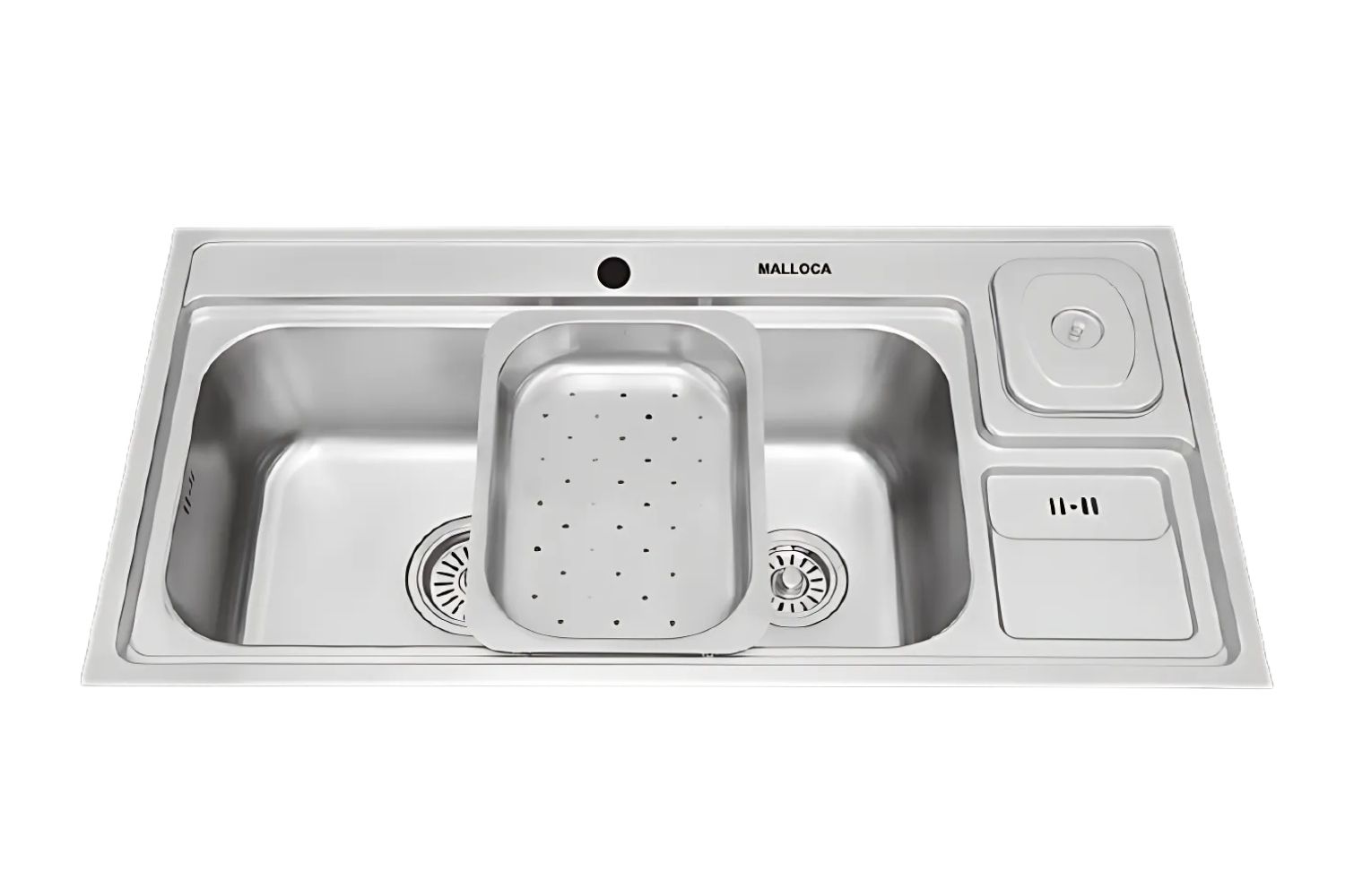 Chậu Rửa Bát 2 Hố Inox 304 Malloca MS 8809 N