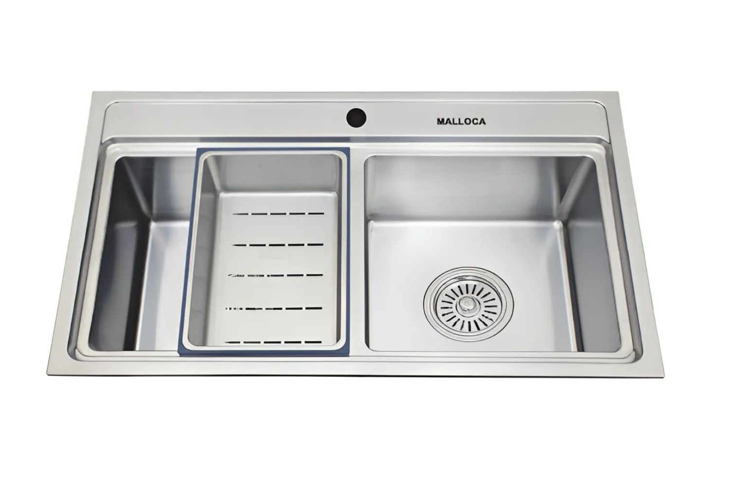 Chậu Rửa Bát 2 Hố Inox 304 Malloca MS 8812