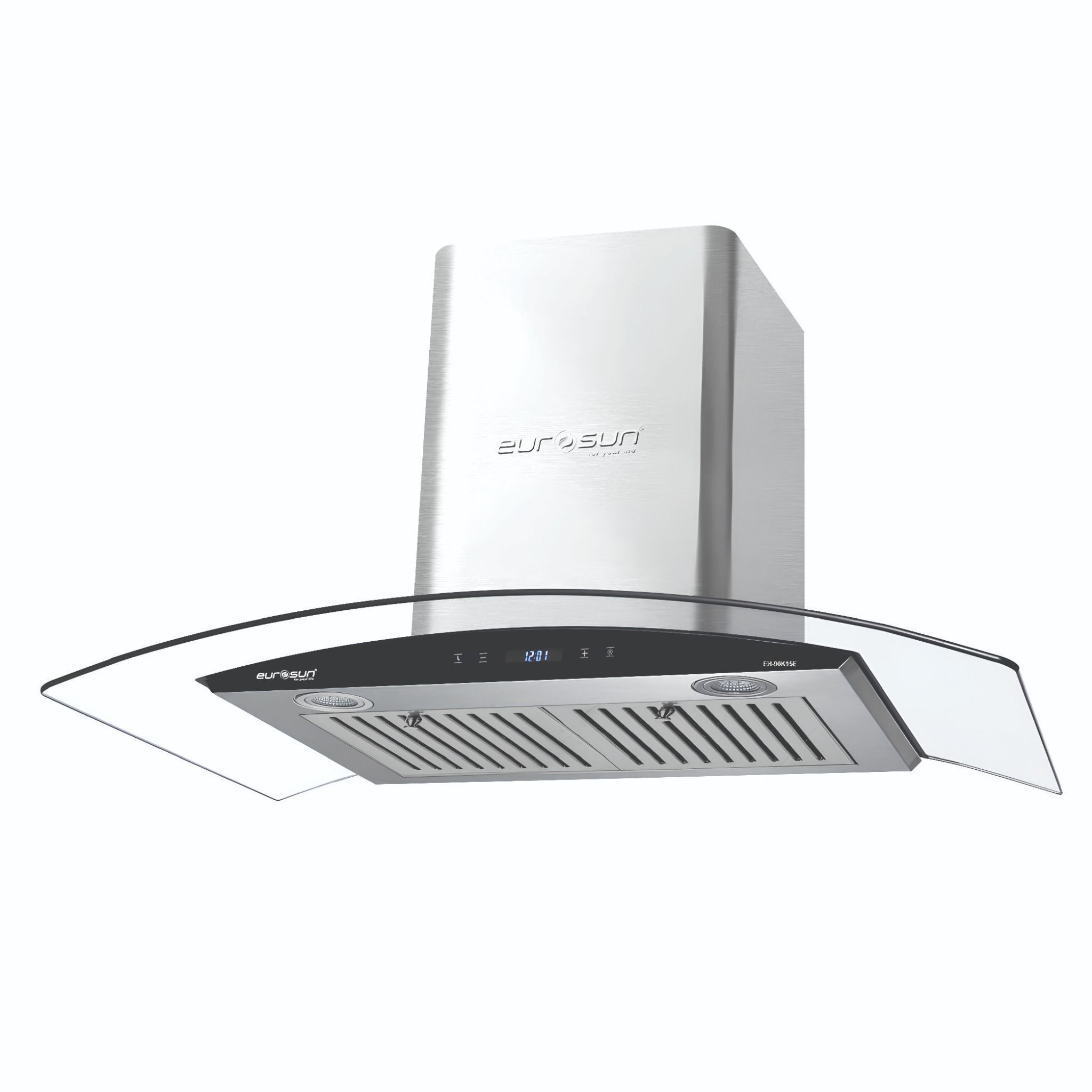 Máy hút mùi gắn tường kính cong Eurosun EH-90K15E | 90cm