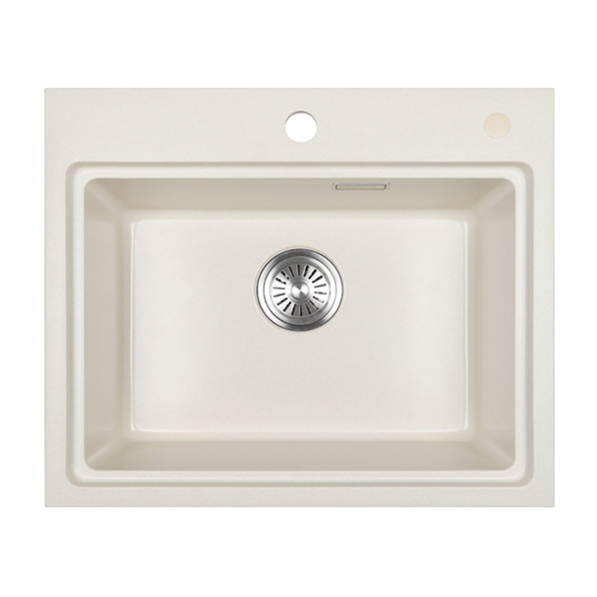 Chậu Rửa Bát 1 Hố Bằng Đá Granstone Hafele Essence HS22-GEN1S60M (577.25.420) | Màu Kem