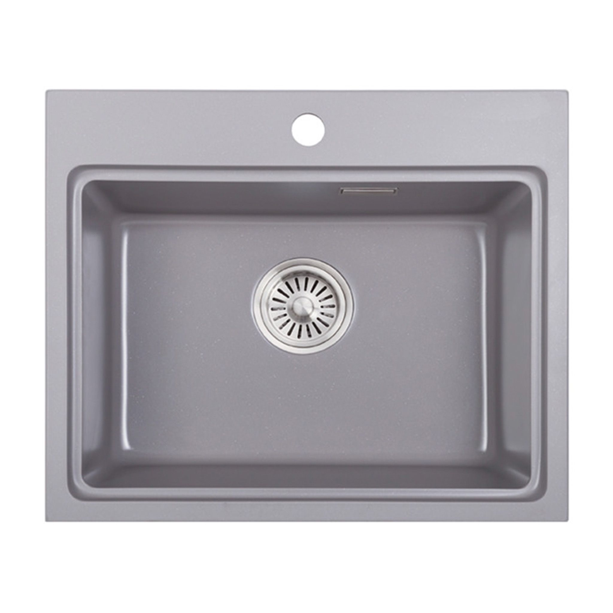 Chậu Rửa Bát 1 Hố Bằng Đá Granstone Hafele Essence HS22-GEN1S60M (577.25.520) | Màu Xám