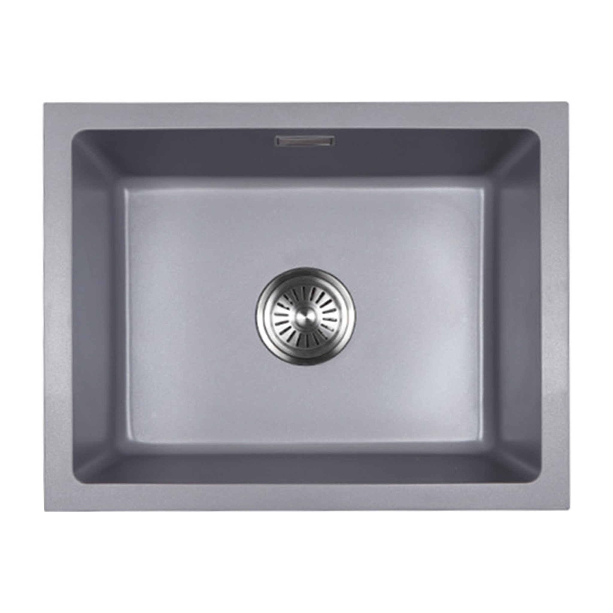 Chậu Rửa Bát 1 Hố Bằng Đá Granstone Hafele Essence HS22-GEN1S60S (577.25.500) | Màu Xám