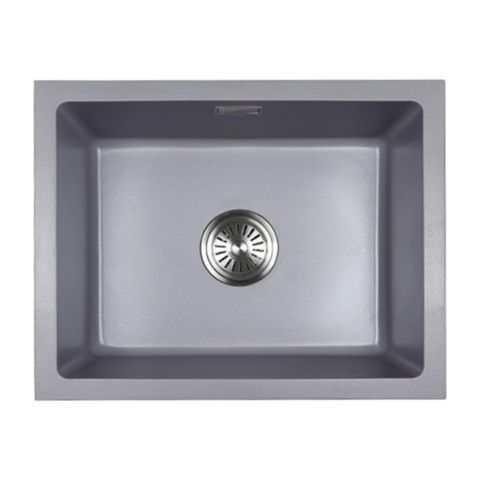 Chậu Rửa Bát 1 Hố Bằng Đá Granstone Hafele Essence HS22-GEN1S60S (577.25.500) | Màu Xám