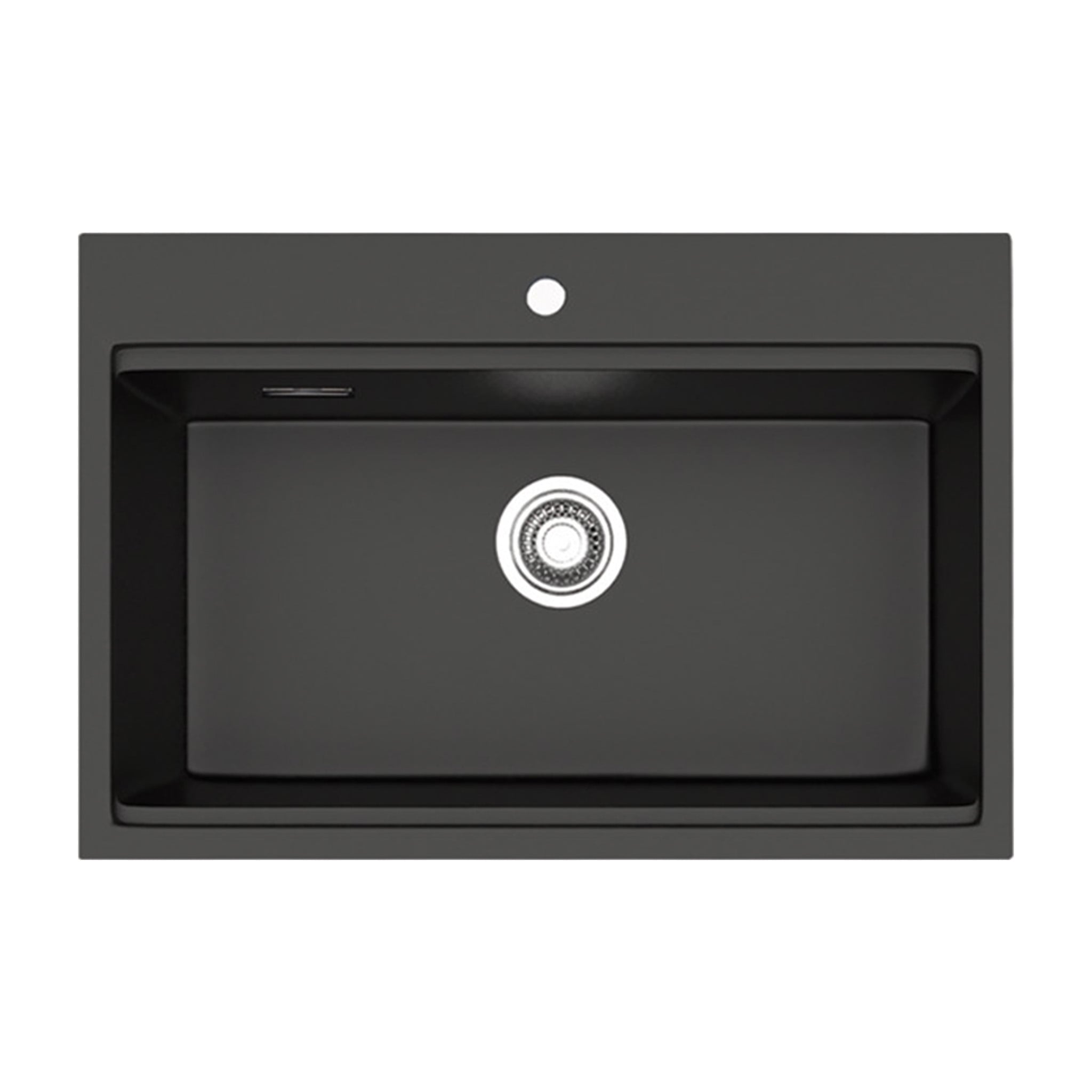 Chậu Rửa Bát 1 Hố Bằng Đá Granstone Hafele Essence HS22-GEN1S90M 577.25.330 | Màu Đen