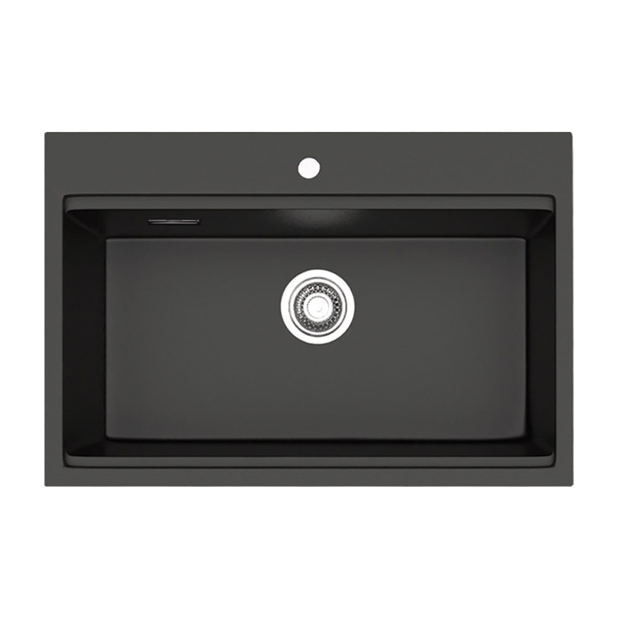 Chậu Rửa Bát 1 Hố Bằng Đá Granstone Hafele Essence HS22-GEN1S90M 577.25.330 | Màu Đen