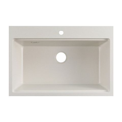 Chậu Rửa Bát 1 Hố Bằng Đá Granstone Hafele Essence HS22-GEN1S90M 577.25.430 | Màu Kem