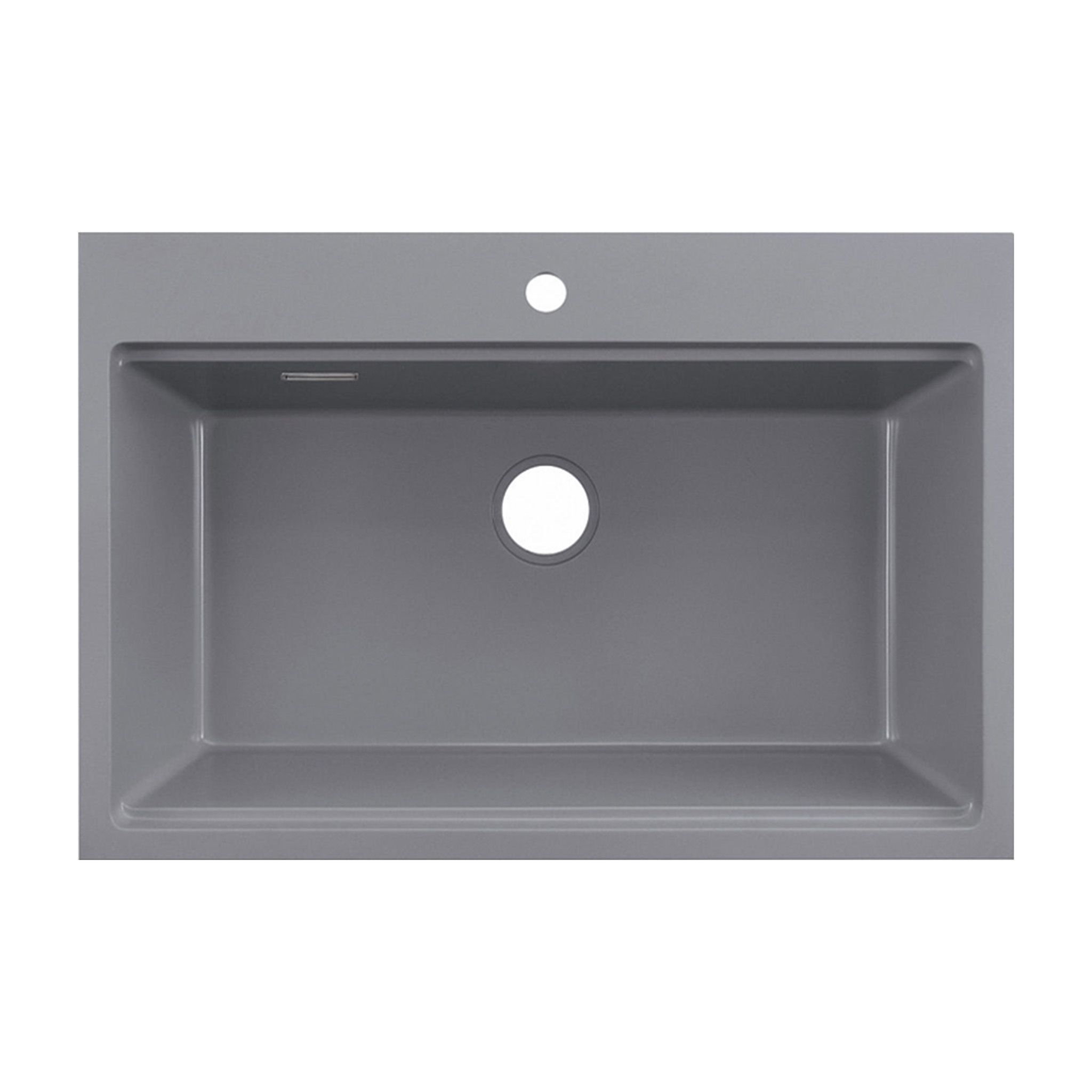 Chậu Rửa Bát 1 Hố Bằng Đá Granstone Hafele Essence HS22-GEN1S90M 577.25.530 | Màu Xám