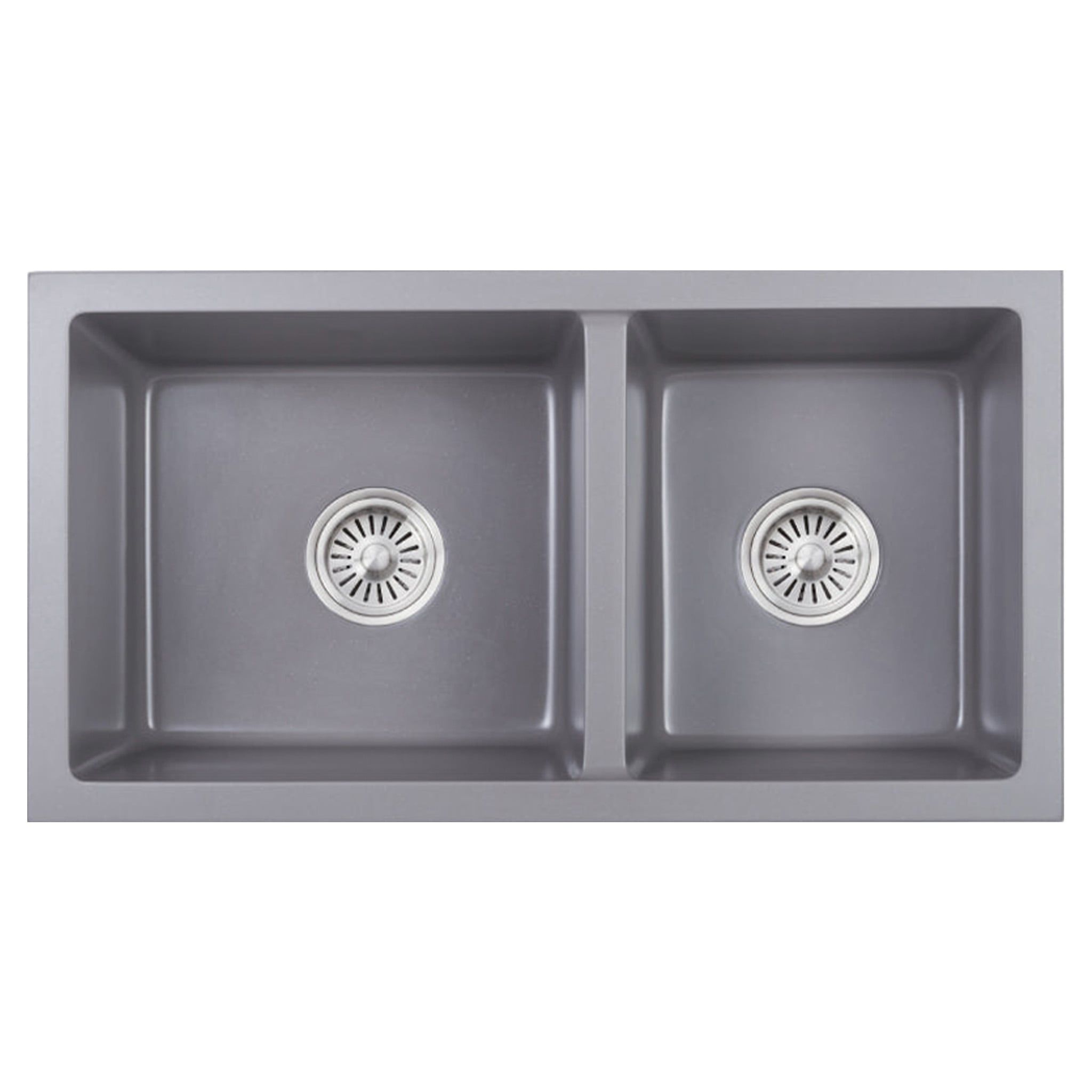 Chậu Rửa Bát 2 Hố Bằng Đá Granstone Hafele Essence HS22-GEN2S90M 577.25.510 | Màu Xám