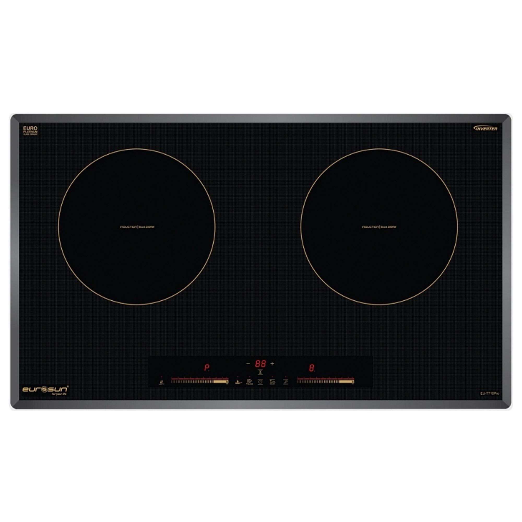 Bếp Từ Đôi Eurosun EU-T710Pro(G) | Lắp Âm 2 Vùng Nấu