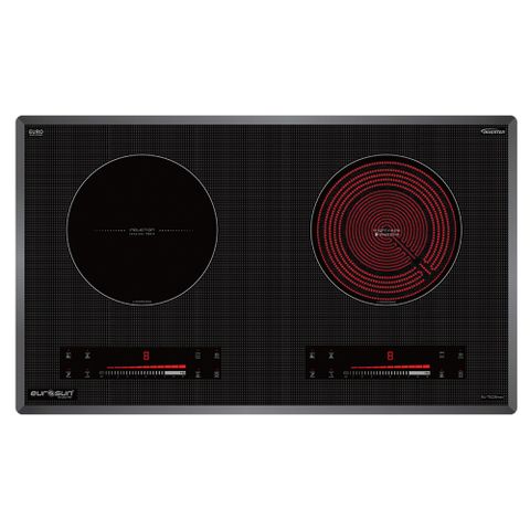 Bếp Điện Từ Kết Hợp Hồng Ngoại Eurosun EU-TE226Max | Lắp Âm 2 Vùng Nấu