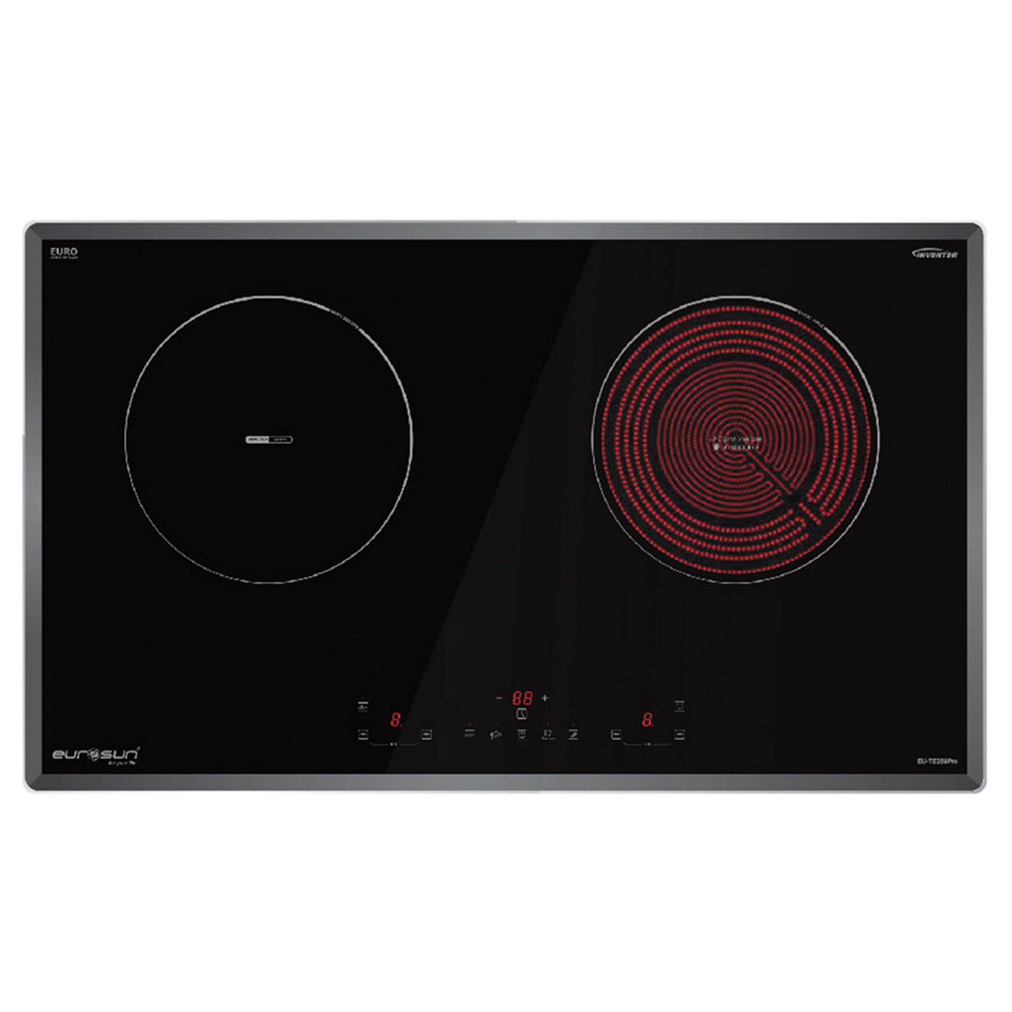 Bếp Điện Từ Kết Hợp Hồng Ngoại Eurosun EU-TE259Pro | Lắp Âm 2 Vùng Nấu