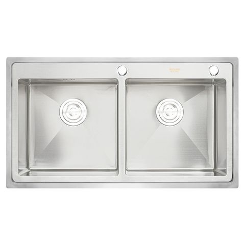 Chậu Rửa Bát 2 Hố Inox 304 Eurosun SKYLAND HANDMADE EU-8246HS