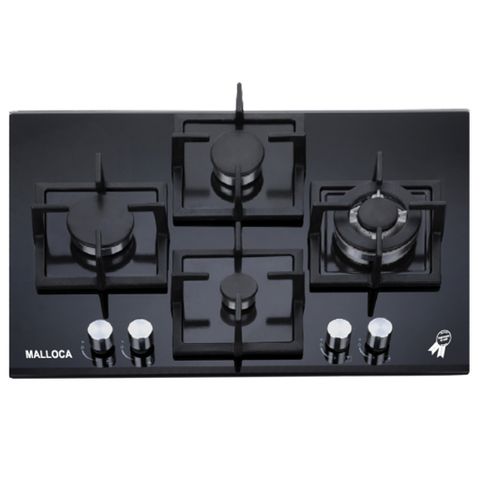 Bếp Gas Malloca GHG724-MCB - Bếp Gas Âm 04 Vùng Nấu