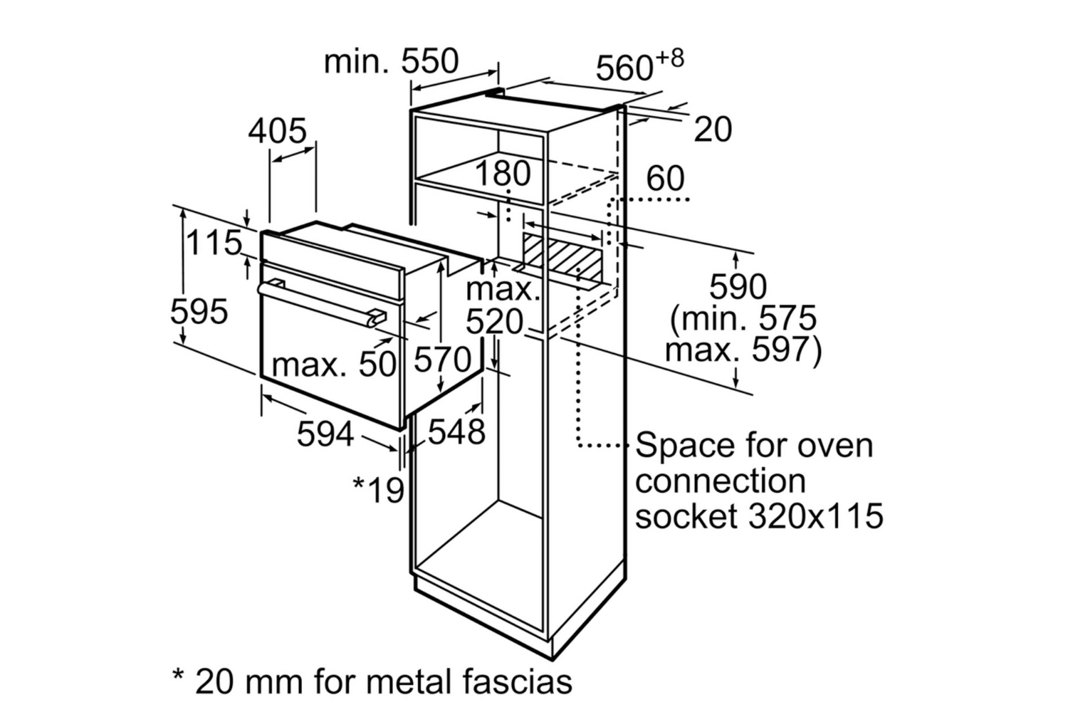 Lò Nướng Bosch HBF134EB0K Series 2 | Lắp Âm 66 Lít