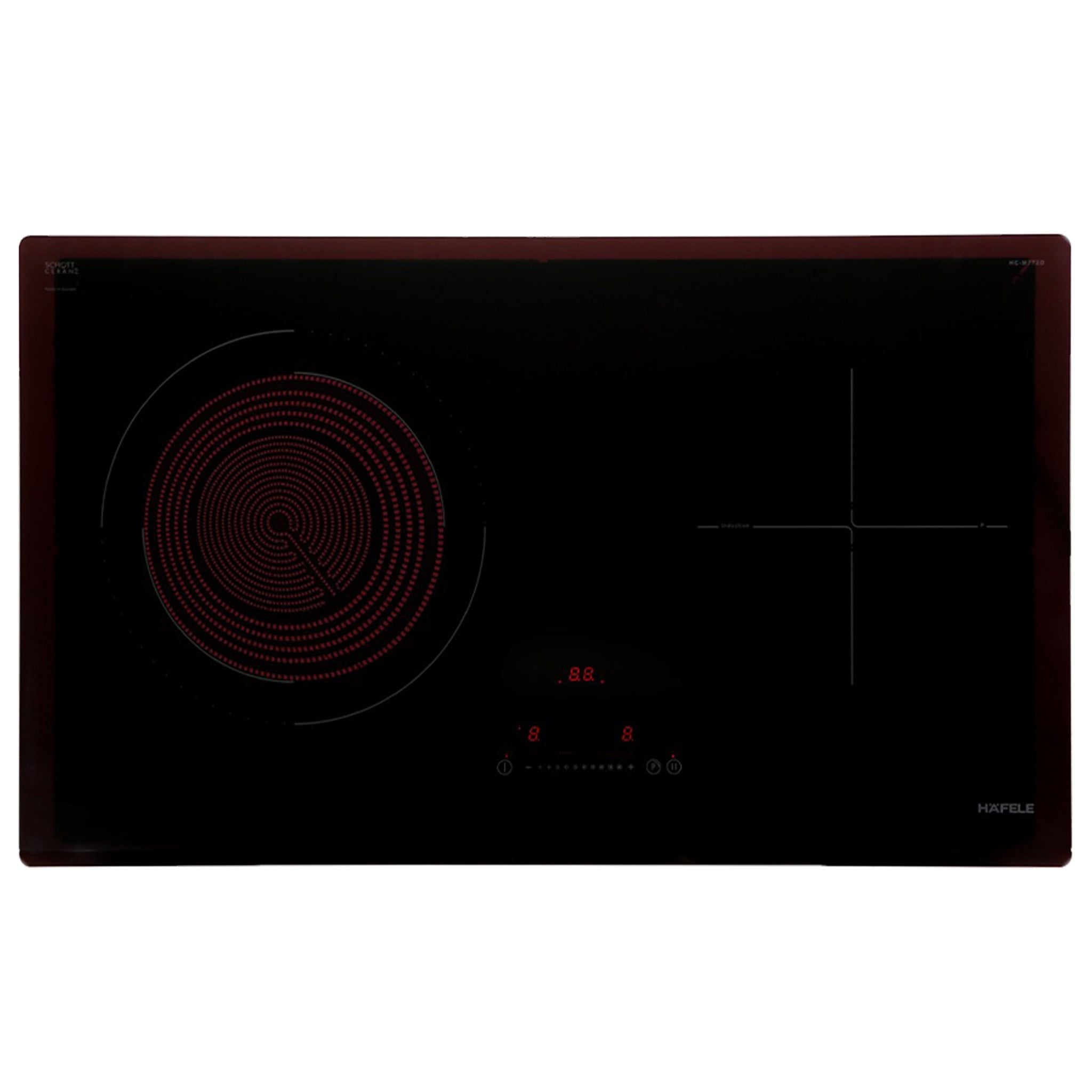 Bếp Điện Từ Đôi Hafele HC-M772D (536.61.695) | 01 Điện 01 Từ