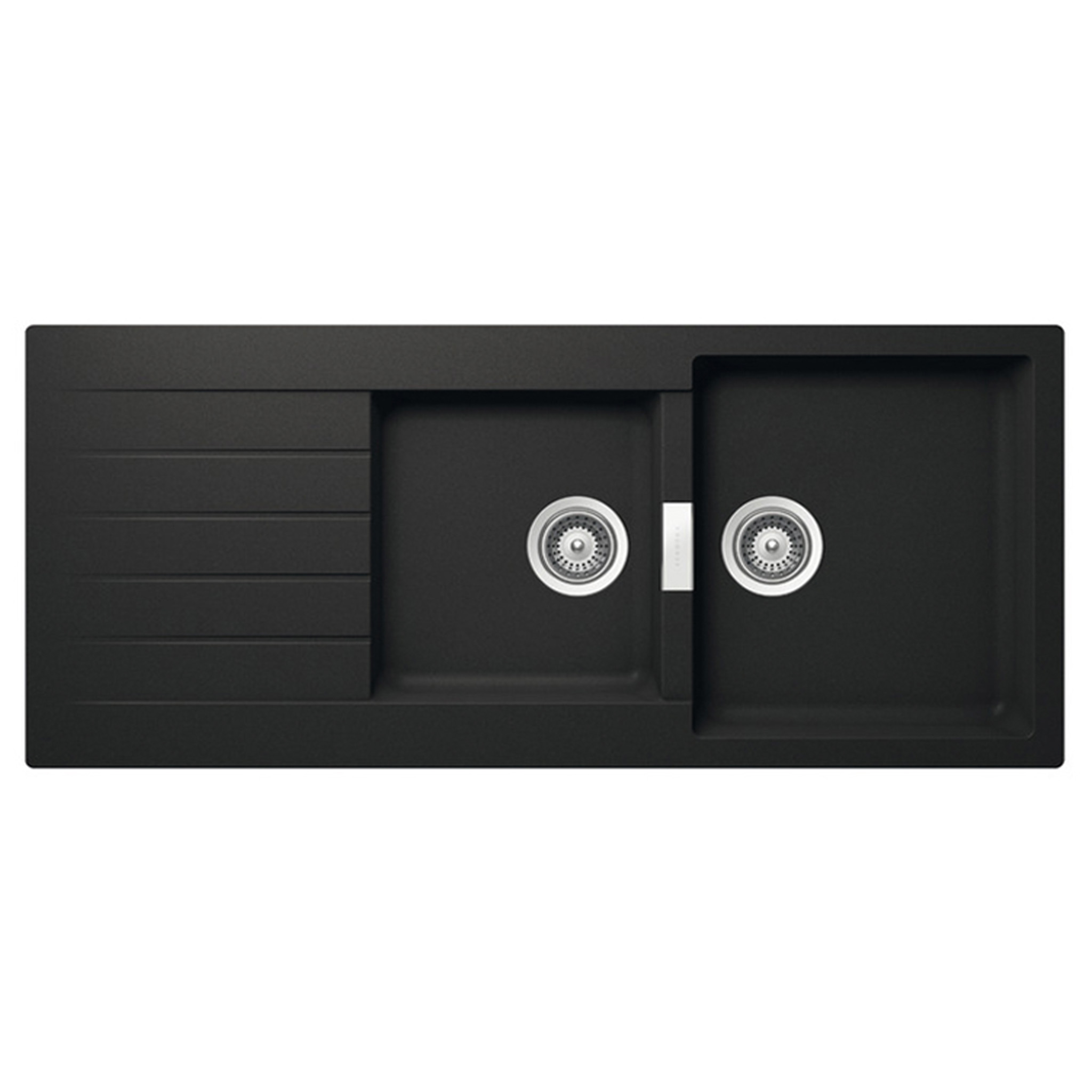 Chậu Rửa Bát 2 Hố Bằng Đá Granstone Hafele HS19-GED2S80 (570.35.370) | Màu Đen