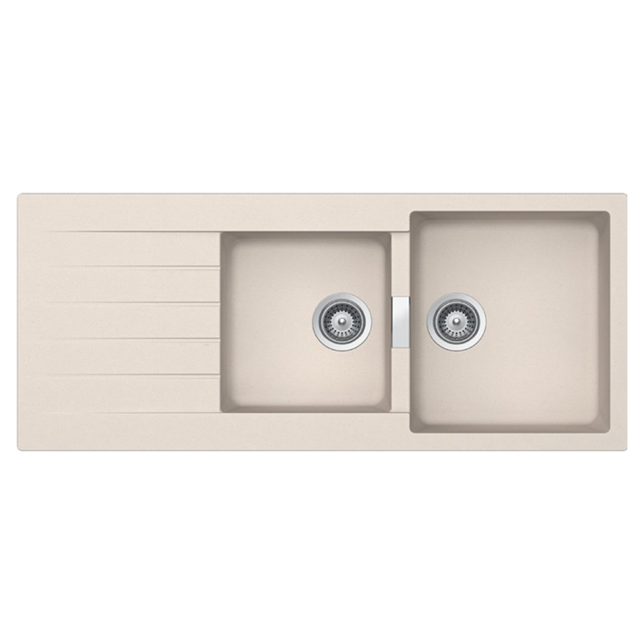 Chậu Rửa Bát 2 Hố Bằng Đá Granstone Hafele HS19-GED2S80 (570.35.470) | Màu Kem