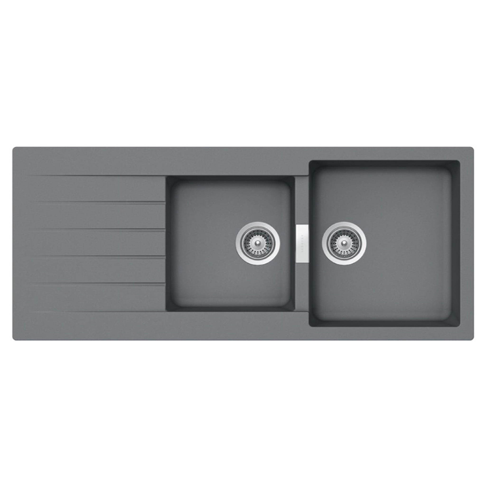 Chậu Rửa Bát 2 Hố Bằng Đá Granstone Hafele HS19-GED2S80 (570.35.570) | Màu Xám