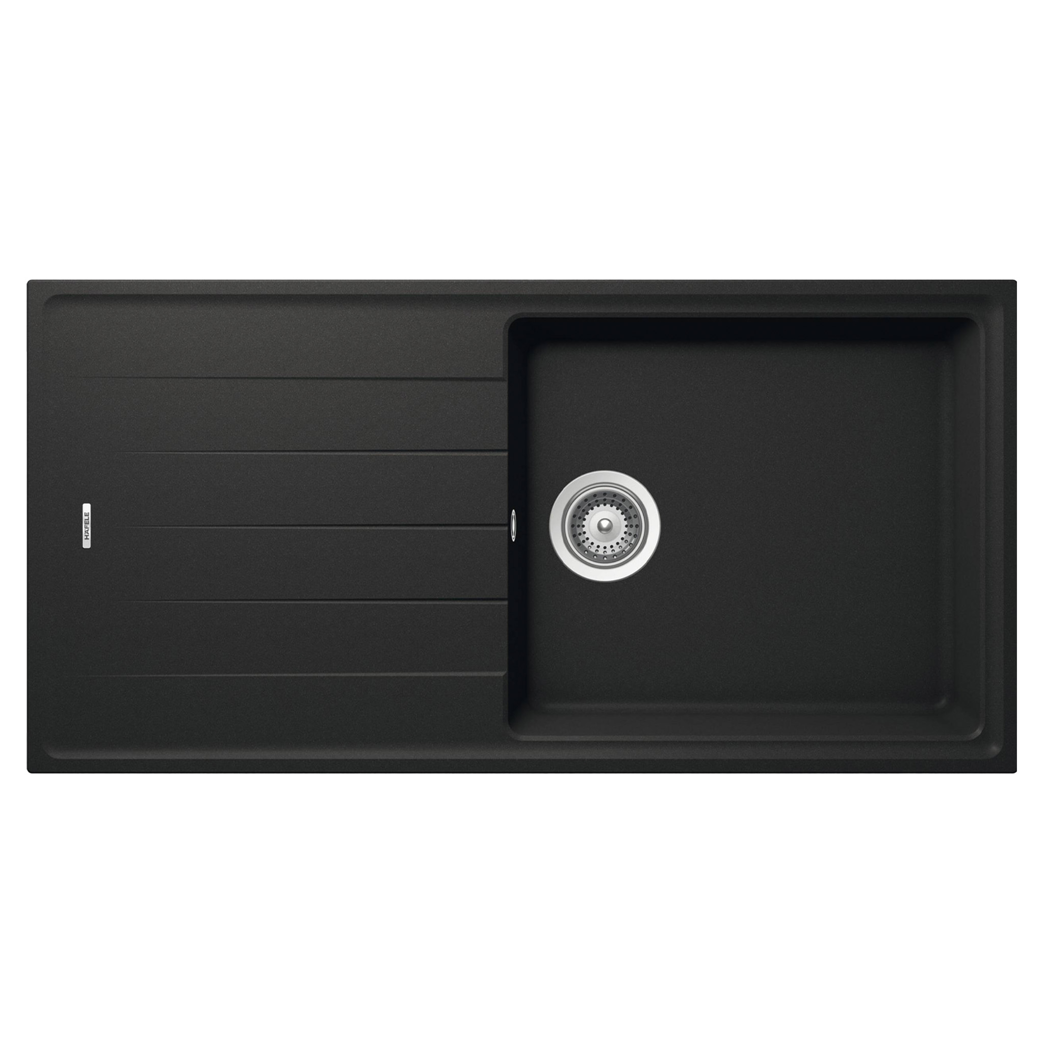 Chậu Rửa Bát 1 Hố Bằng Đá Granite Hafele HS20-GED1S60 (570.32.330) | Màu đen