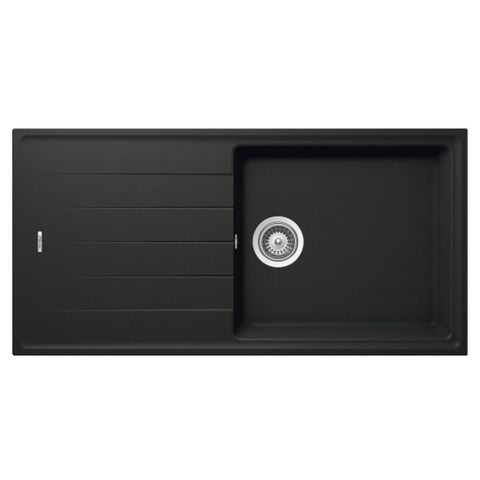 Chậu Rửa Bát 1 Hố Bằng Đá Granite Hafele HS20-GED1S60 (570.32.330) | Màu đen