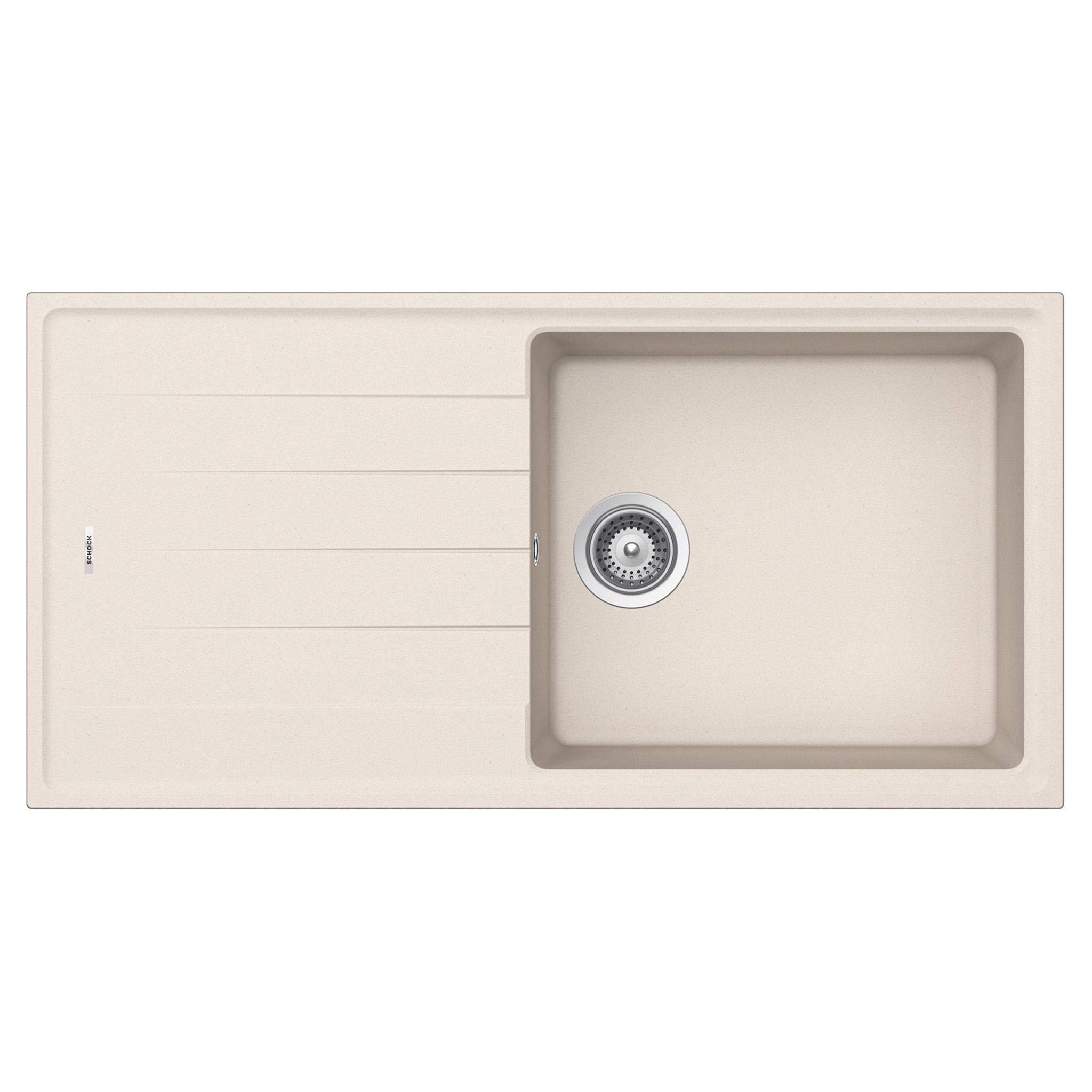 Chậu Rửa Bát 1 Hố Bằng Đá Granite Hafele HS20-GED1S60 570.32.830 | Màu Kem