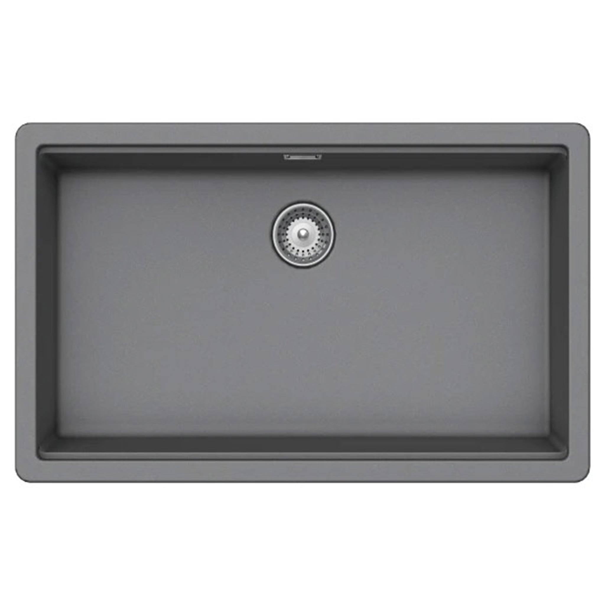 Chậu Rửa Bát 1 Hố Bằng Đá Granstone Hafele HS20-GEN1S80 (570.30.500) | Màu Xám