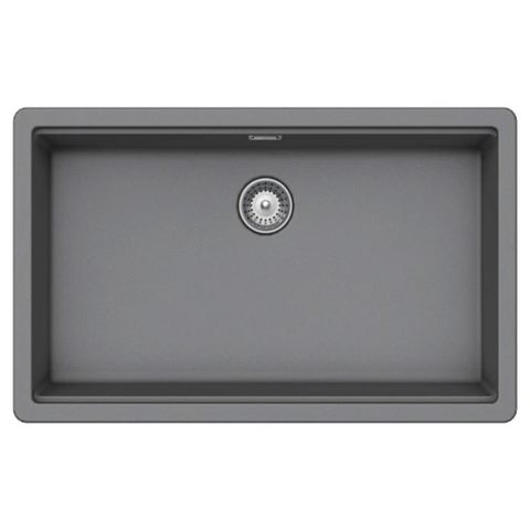 Chậu Rửa Bát 1 Hố Bằng Đá Granstone Hafele HS20-GEN1S80 (570.30.500) | Màu Xám