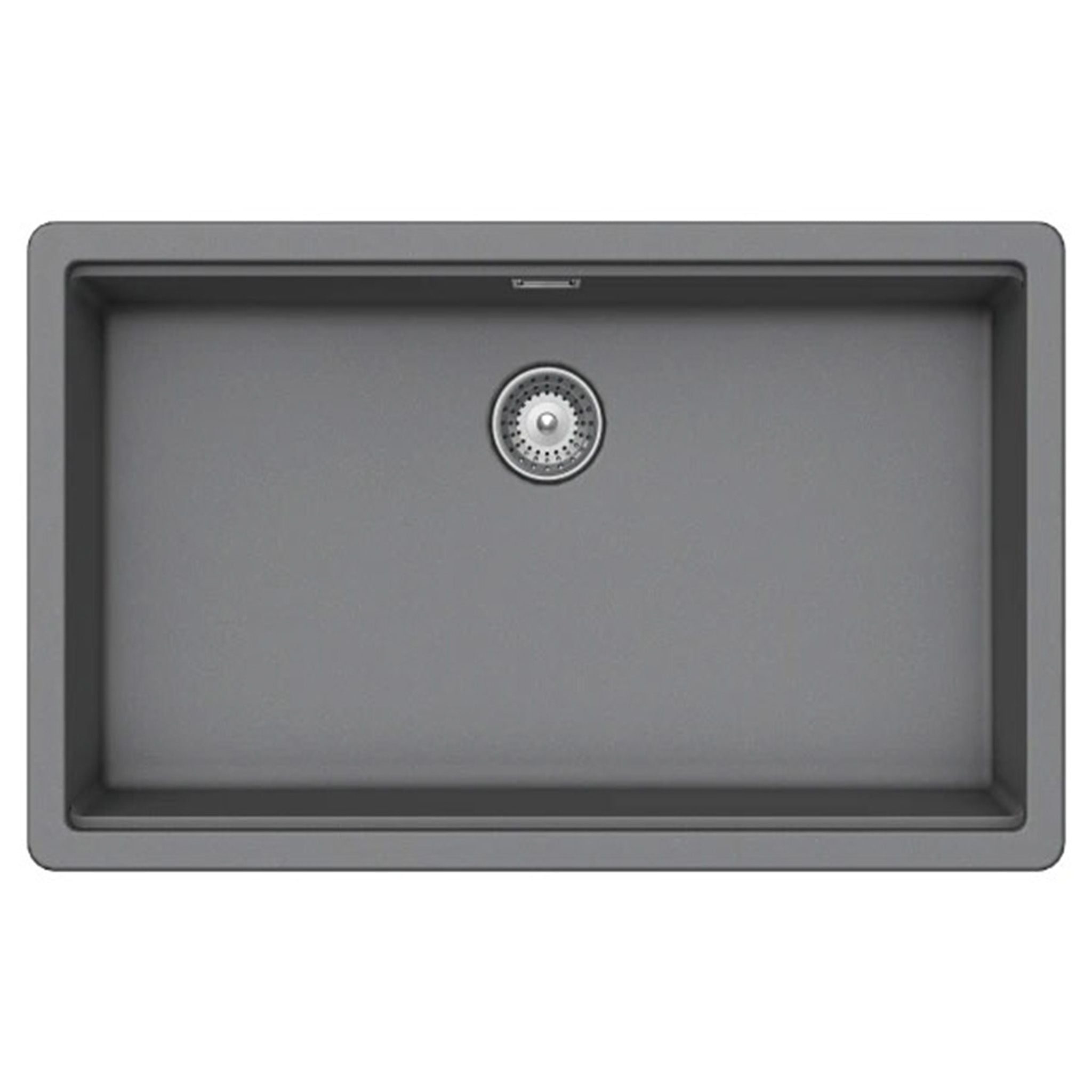 Chậu Rửa Bát 1 Hố Bằng Đá Granstone Hafele HS20-GEN1S80 (570.30.500) | Màu Xám