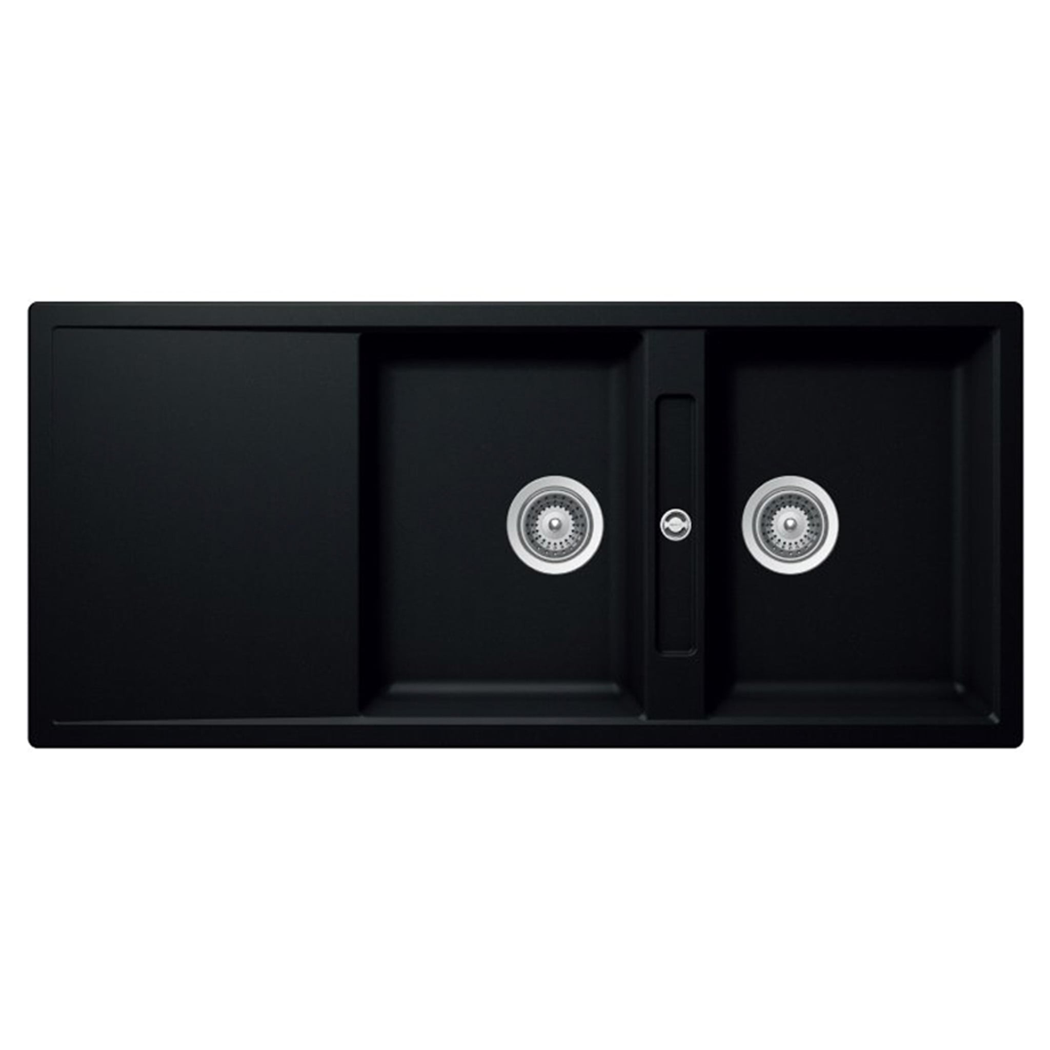 Chậu Rửa Bát 2 Hố Bằng Đá Granite Hafele HS20-GKD2S80 (570.33.330) | Màu Đen