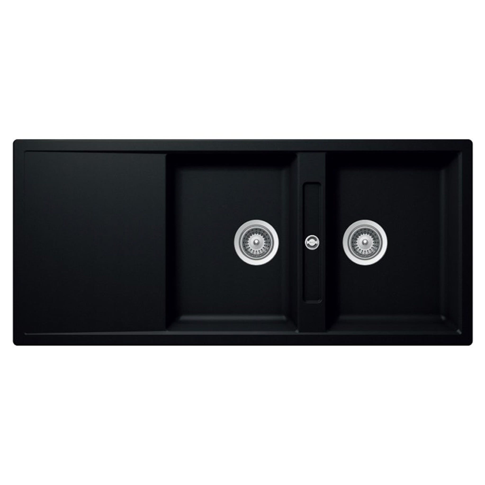 Chậu Rửa Bát 2 Hố Bằng Đá Granite Hafele HS20-GKD2S80 (570.33.330) | Màu Đen