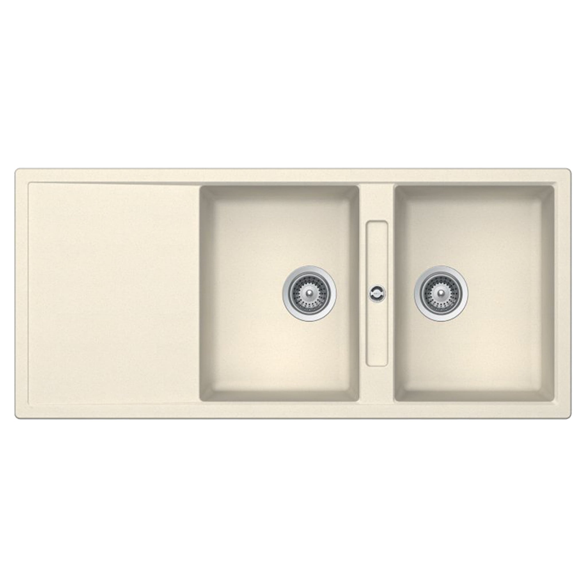 Chậu Rửa Bát 2 Hố Bằng Đá Granite Hafele HS20-GKD2S80 (570.33.430) | Màu Kem