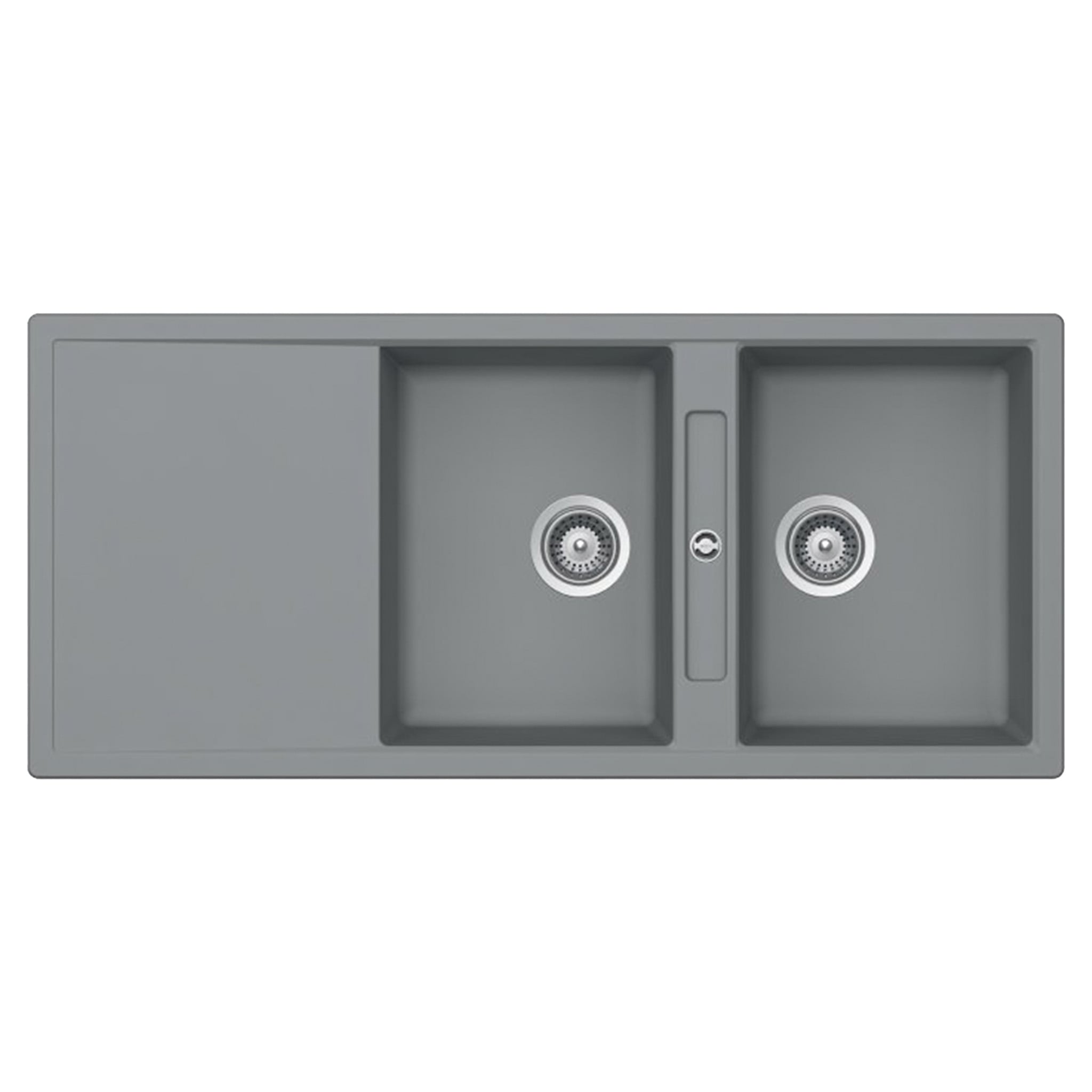 Chậu Rửa Bát 2 Hố Bằng Đá Granite Hafele HS20-GKD2S80 (570.33.530) | Màu Xám