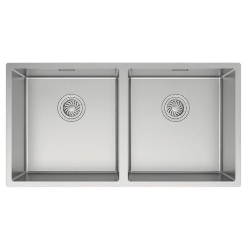Chậu Rửa Bát 2 Hố Inox Satin R10 Hafele HS24-SSN2S-870 567.24.437