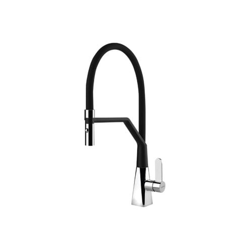 Vòi Rửa Bát Nóng Lạnh Hafele HT20-CH1F187 (570.82.230) | Đồng Thau Mạ Chrome, Dây Silicon