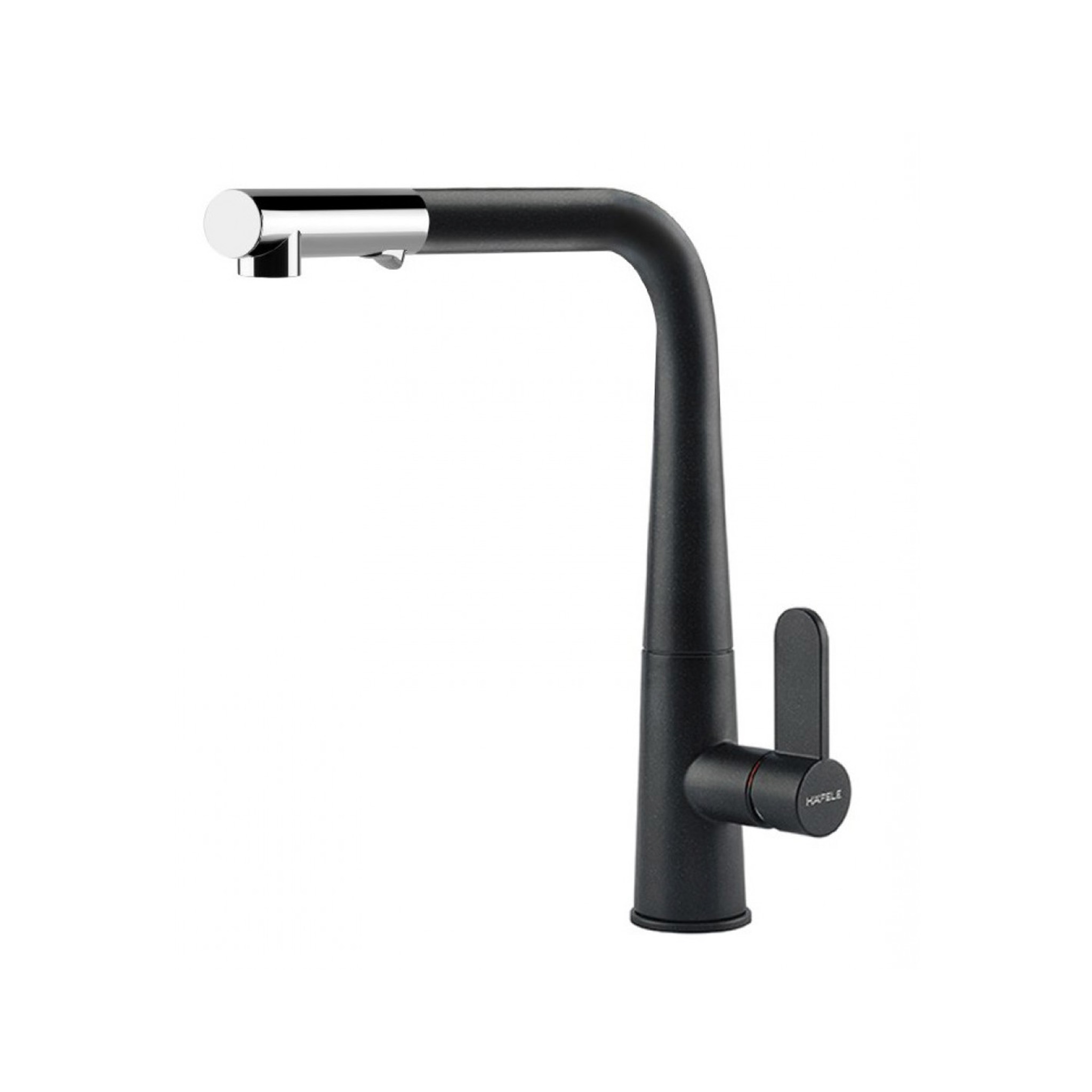 Vòi Rửa Bát Nóng Lạnh Dây Rút Hafele HT20-GH1P259 (570.82.300) | Đồng Thau Sơn Giả Đá, Màu Đen