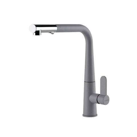 Vòi Rửa Bát Nóng Lạnh Dây Rút Hafele HT20-GH1P259 (570.82.400) | Đồng Thau Sơn Giả Đá, Màu Xám