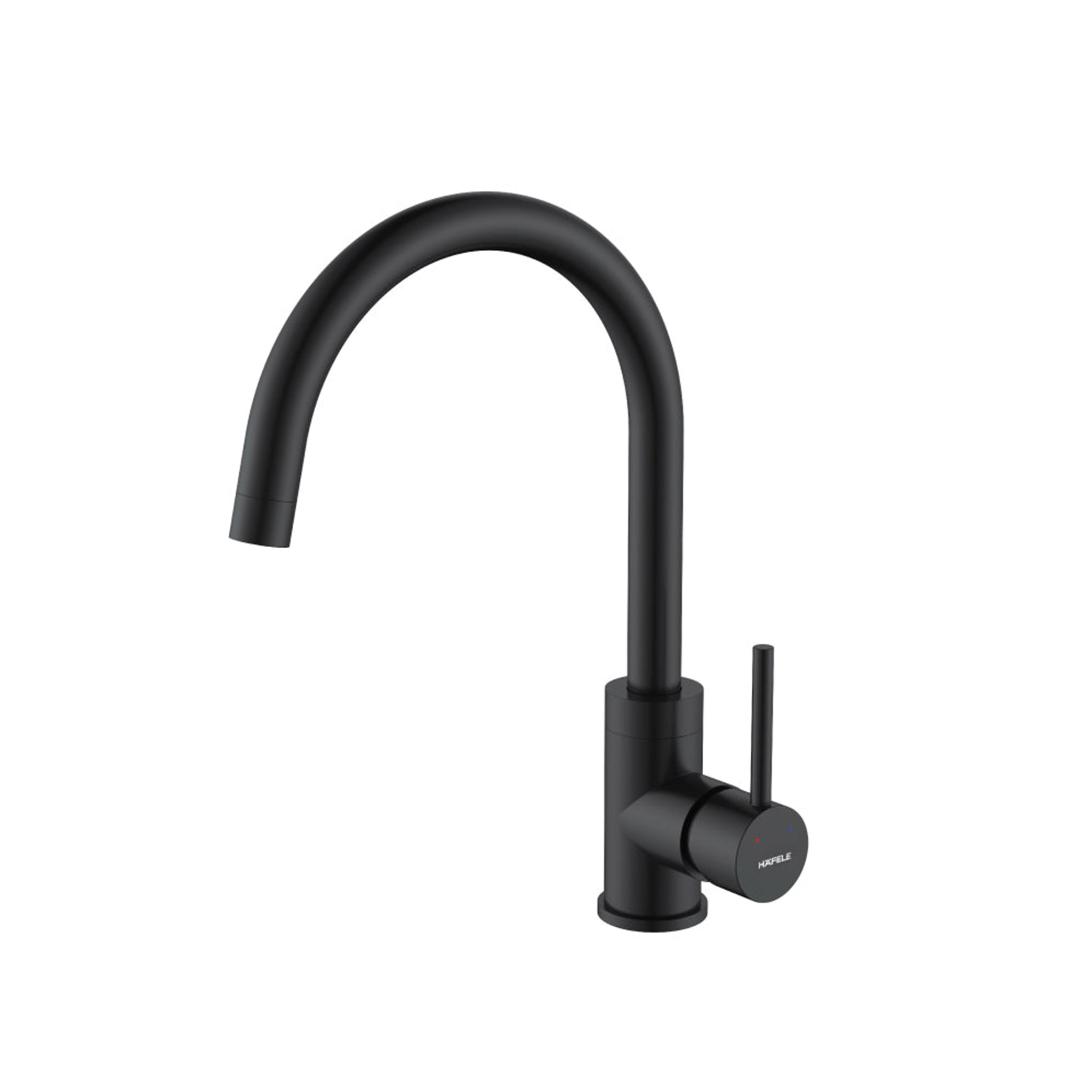 Vòi Rửa Bát Nóng Lạnh Hafele HT21-CH1F220C (577.56.300) | Đồng sơn giả đá, Màu đen