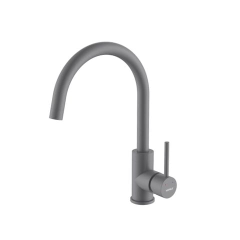 Vòi Rửa Bát Nóng Lạnh Hafele HT21-CH1F220C (577.56.500) | Đồng sơn giả đá, Màu xám