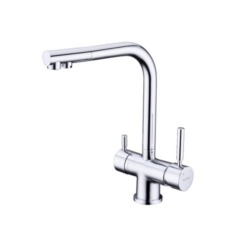 Vòi Rửa Bát 3 Đường Nước Hefele HT21-CH2F271 (577.55.210) | Đồng Thau Mạ Chrome