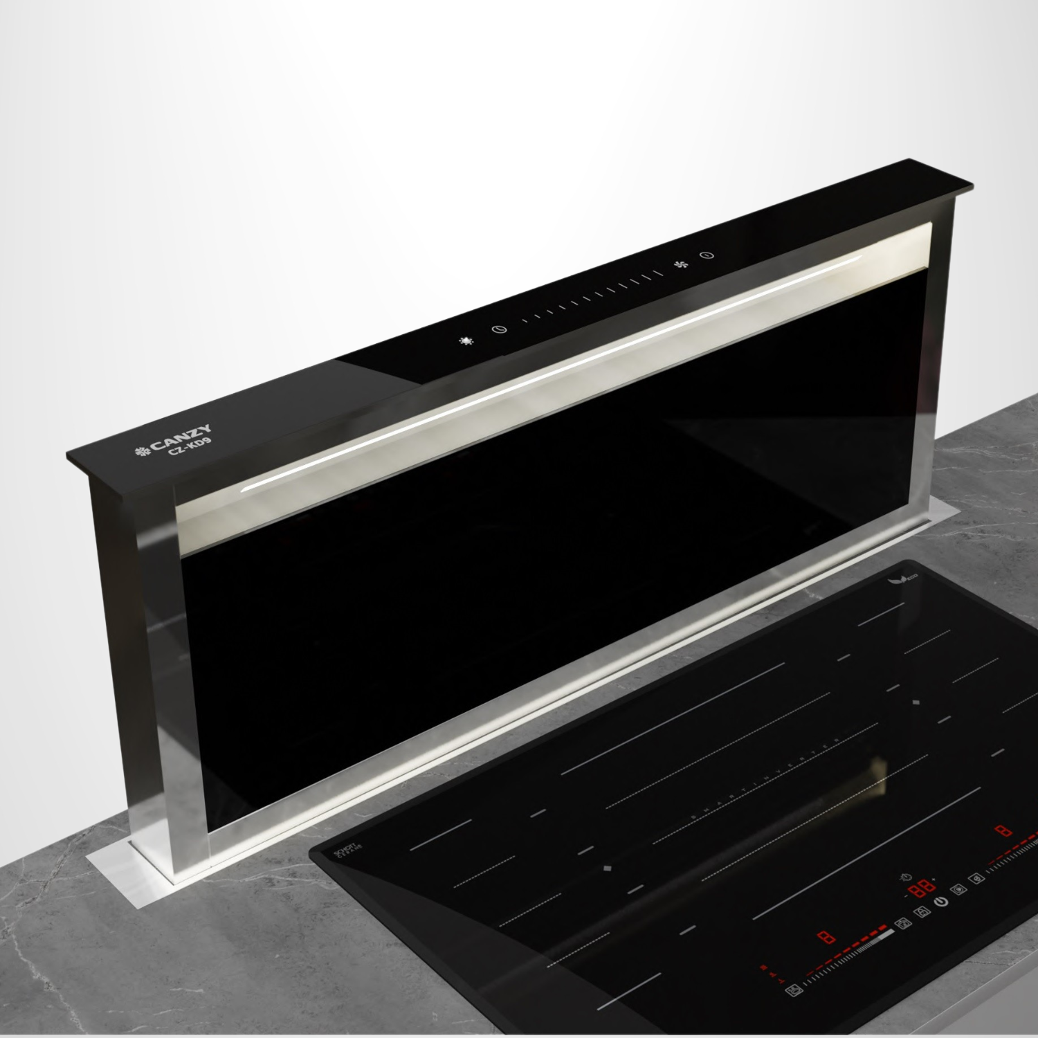 Máy Hút Mùi Âm Bàn Canzy CZ KD9