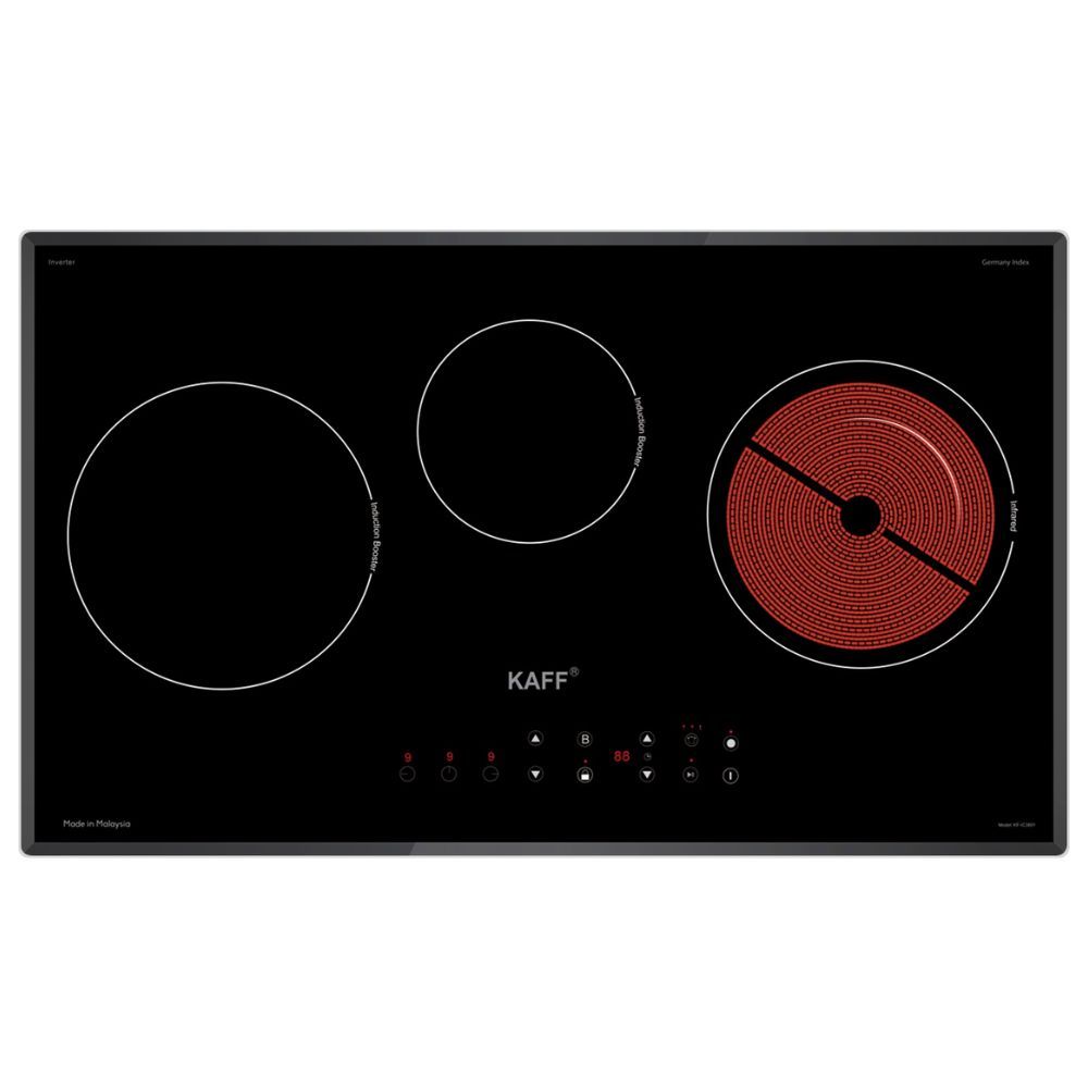 Bếp Từ Hồng Ngoại Âm KAFF KF-IC3801 | 02 Từ - 01 Điện